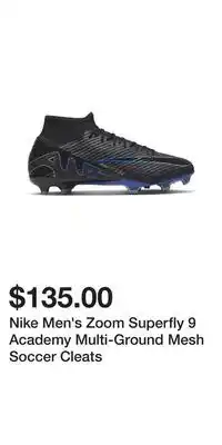 Sport Chek Nike Men's Zoom Superfly 9 Academy Multi-Ground Mesh Soccer Cleats offer