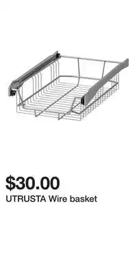 IKEA UTRUSTA Wire basket offer