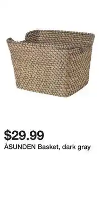 IKEA ÅSUNDEN Basket, dark gray offer