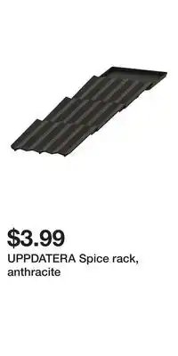 IKEA UPPDATERA Spice rack, anthracite offer