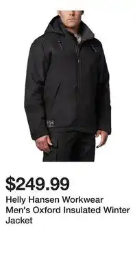 Mark's Helly Hansen Workwear Men's Oxford Insulated Winter Jacket offer