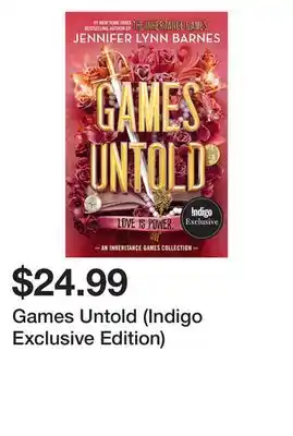 Chapters Indigo Games Untold (Indigo Exclusive Edition) offer