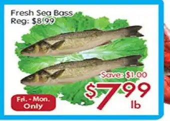 Sunny Food Mart Fresh Sea Bass offer