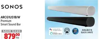 2001 Audio Video Sonos Premium Smart Sound Bar offer