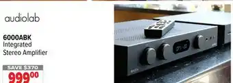 2001 Audio Video Audiolab Integrated Stereo Amplifier offer