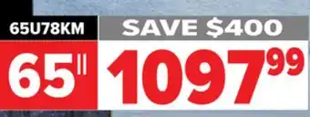 2001 Audio Video Hisense 65 ULED 4K TV offer