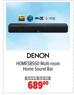 2001 Audio Video DENON Multi-room Home Sound Bar offer