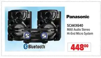 2001 Audio Video Panasonic MAX Audio Stereo Hi-End Micro System offer
