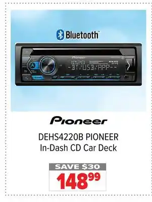2001 Audio Video Pioneer In-Dash CD Car Deck offer