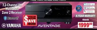 2001 Audio Video Yamaha 7.2-Channel 8K MusicCast Zone 2 Receiver offer