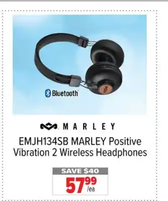 2001 Audio Video MARLEY Positive Vibration 2 Wireless Headphones offer