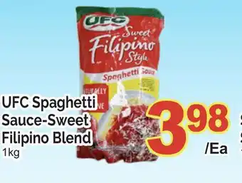 T&T Supermarket UFC Spaghetti Sauce-Sweet Filipino Blend, 1 kg offer