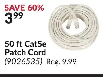 Princess Auto 50 ft Cat5e Patch Cord offer