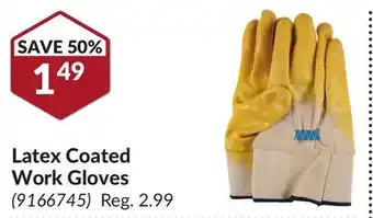 Princess Auto Latex Coated Work Gloves offer