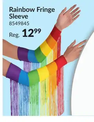 Party City Pride Rainbow Fringe Sleeves, One Size offer
