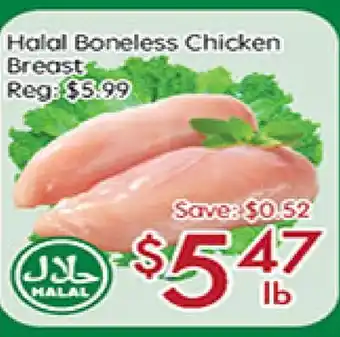 Sunny Food Mart Halal Boneless Chicken Breast offer