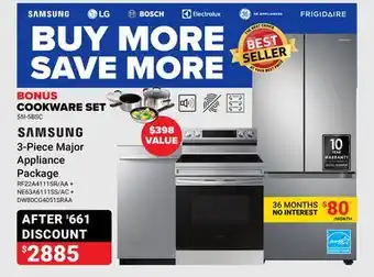 Visions Electronics 3-Piece Major Appliance Package offer