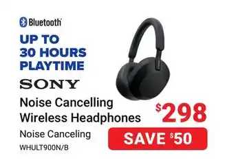 Visions Electronics SONY Noise Cancelling Wireless Headphones offer