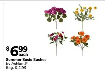 Michaels Summer Basic Bushes by Ashland offer