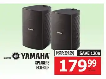 Centre Hi-Fi YAMAHA SPEAKERS EXTERIOR offer