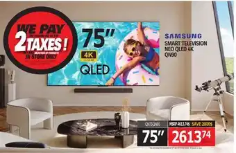 Centre Hi-Fi Samsung SMART TELEVISION NEO QLED 4K QN90 offer