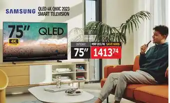 Centre Hi-Fi SAMSUNG QLED 4K Q60C 2023 SMART TELEVISION, 75 offer