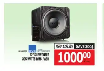 Centre Hi-Fi SVS 12 SUBWOOFER 325 WATTS RMS / ASH offer