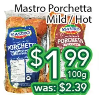 Ample Food Market Mastro Porchetta Mild/Hot offer