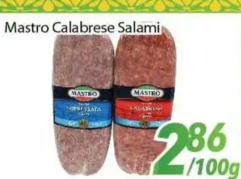 Bestco Food Mart Mastro Calabrese Salami offer