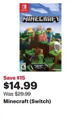 Best Buy Minecraft (Switch) offer