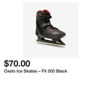 Decathlon Oxelo Ice Skates – Fit 500 Black offer