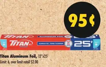 Real Canadian Superstore TITAN ALUMINUM FOIL, 12X25' offer