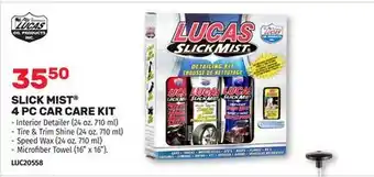 Bumper to Bumper SLICK MIST 4PC CAR CARE KIT offer