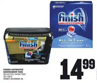 Independent Grocer FINISH AUTOMATIC DISHWASHER TABS offer