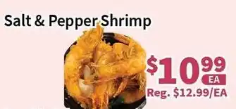 Blue Sky Supermarket Salt & Pepper Shrimp offer