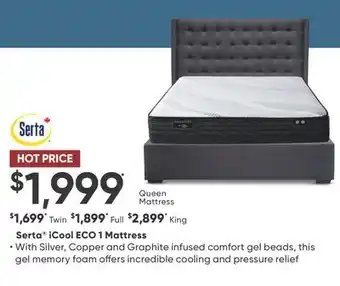 Sleep Country Serta iCool ECO 1 Mattress offer