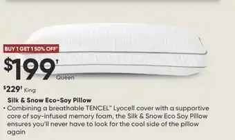 Dormez Vous Silk & Snow Eco-Soy Pillow offer