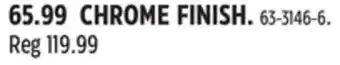 Canadian Tire DANZE CHROME FINISH offer