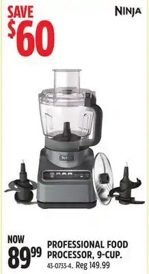 Canadian Tire Ninja PROFESSIONAL FOOD PROCESSOR, 9-CUP offer
