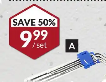 Princess Auto Extra-Long Ball-End Hex Key Sets offer