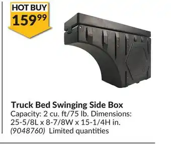 Princess Auto Truck Bed Swinging Side Box offer