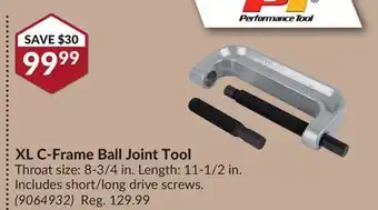 Princess Auto XL C-Frame Ball Joint Tool offer