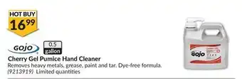 Princess Auto Cherry Gel Pumice Hand Cleaner offer