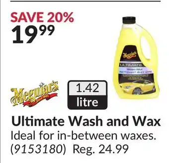 Princess Auto Ultimate Wash and Wax offer