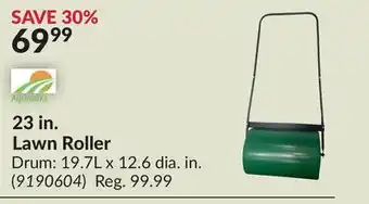 Princess Auto 23 in. Lawn Roller offer
