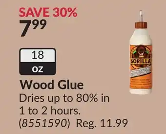 Princess Auto Wood Glue offer