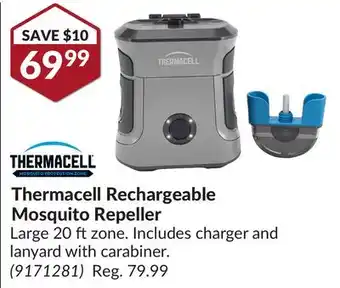 Princess Auto Thermacell Rechargeable Mosquito Repeller offer