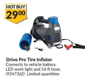 Princess Auto Drive Pro Tire Inflator offer