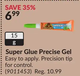 Princess Auto Super Glue Precise Gel offer