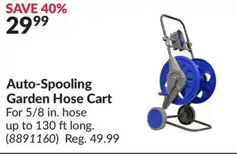 Princess Auto Auto-Spooling Garden Hose Cart offer